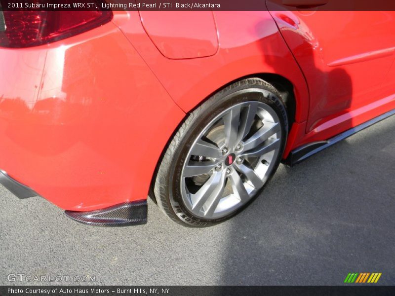Lightning Red Pearl / STI  Black/Alcantara 2011 Subaru Impreza WRX STi