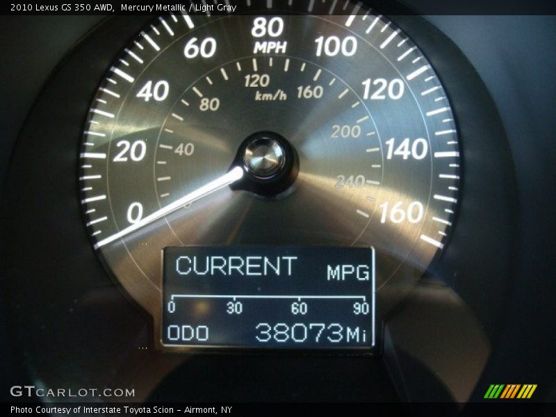 Mercury Metallic / Light Gray 2010 Lexus GS 350 AWD