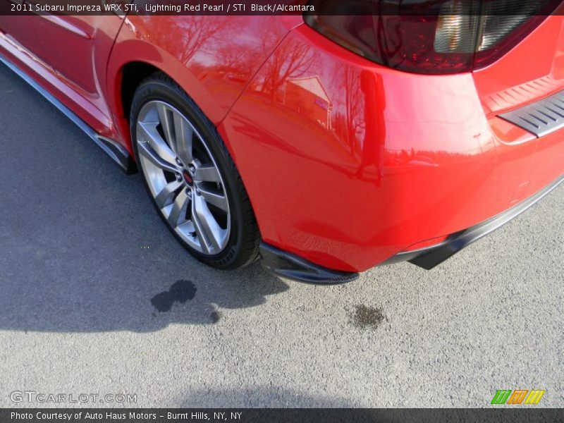 Lightning Red Pearl / STI  Black/Alcantara 2011 Subaru Impreza WRX STi