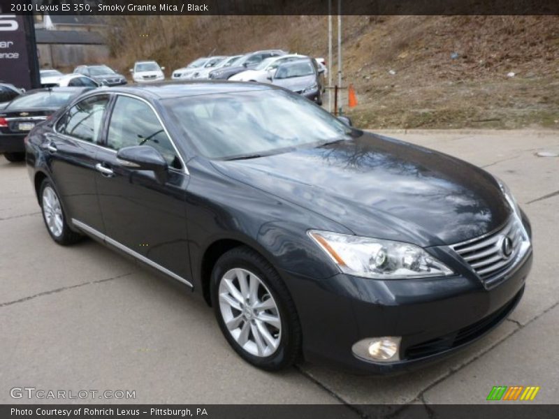 Smoky Granite Mica / Black 2010 Lexus ES 350