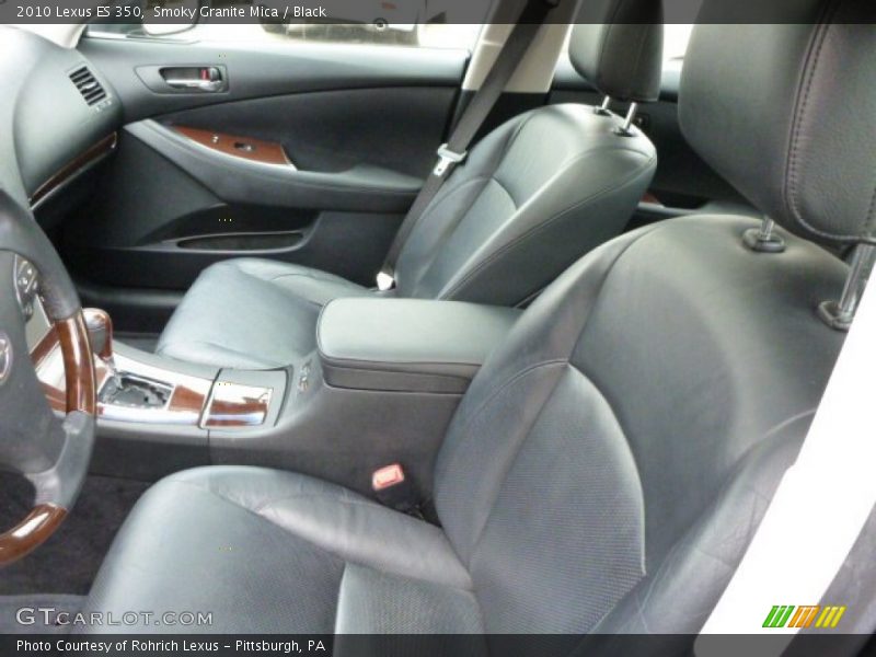 Smoky Granite Mica / Black 2010 Lexus ES 350