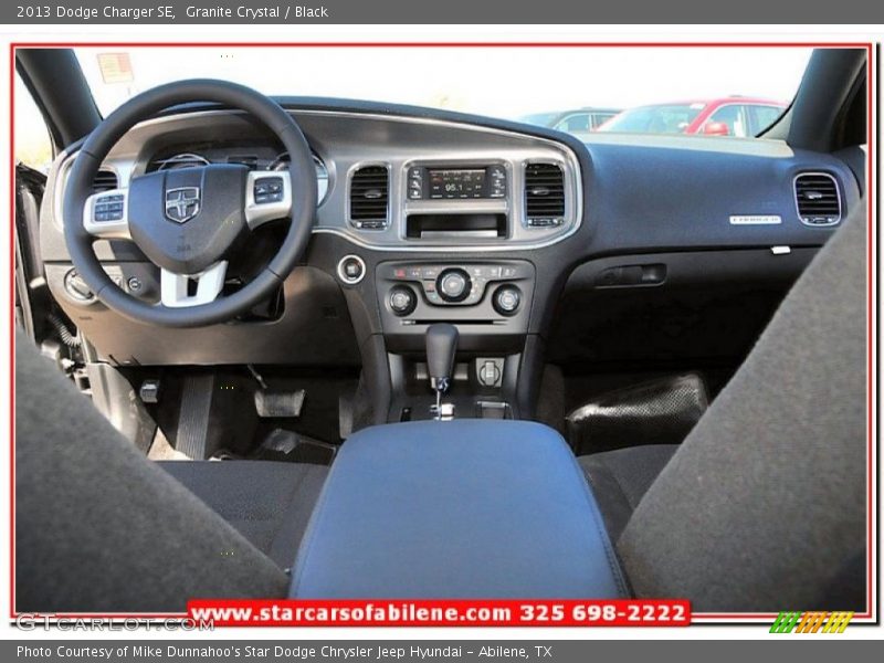 Granite Crystal / Black 2013 Dodge Charger SE
