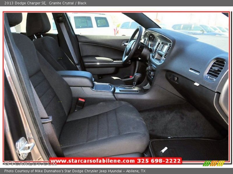 Granite Crystal / Black 2013 Dodge Charger SE