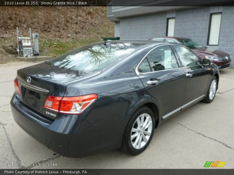 Smoky Granite Mica / Black 2010 Lexus ES 350