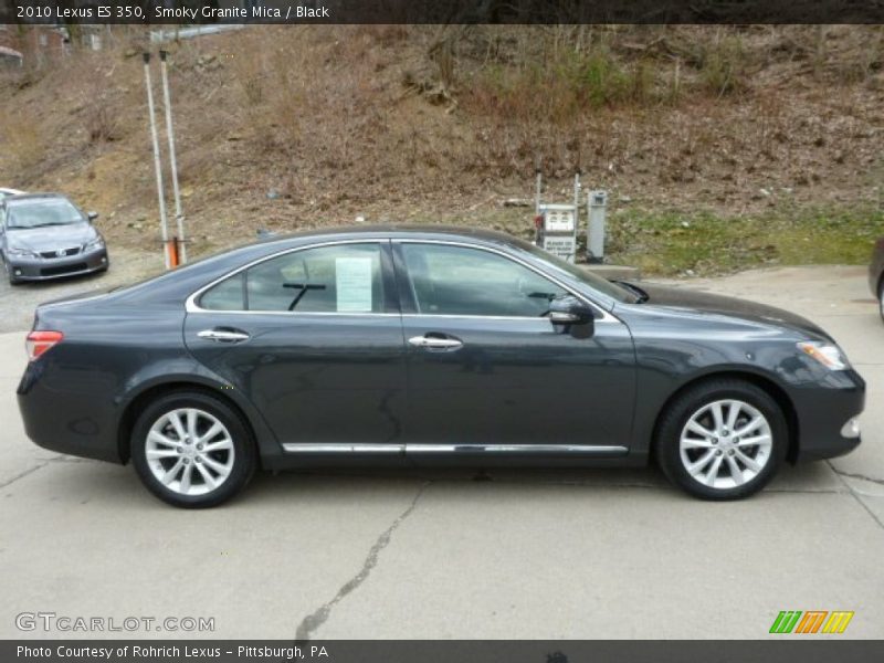 Smoky Granite Mica / Black 2010 Lexus ES 350