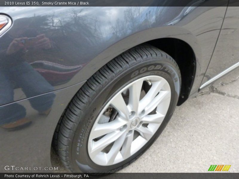 Smoky Granite Mica / Black 2010 Lexus ES 350
