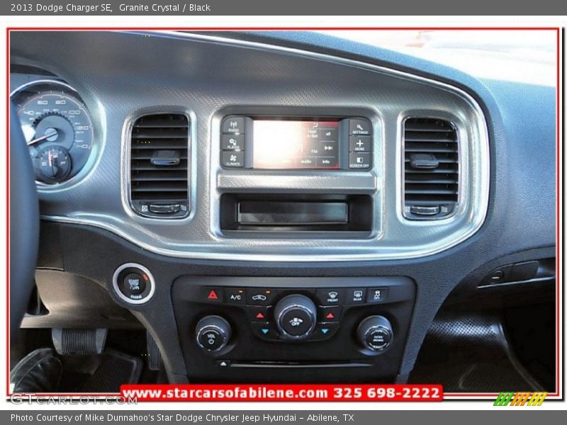 Granite Crystal / Black 2013 Dodge Charger SE