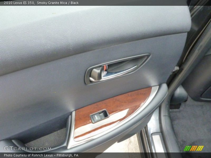 Smoky Granite Mica / Black 2010 Lexus ES 350