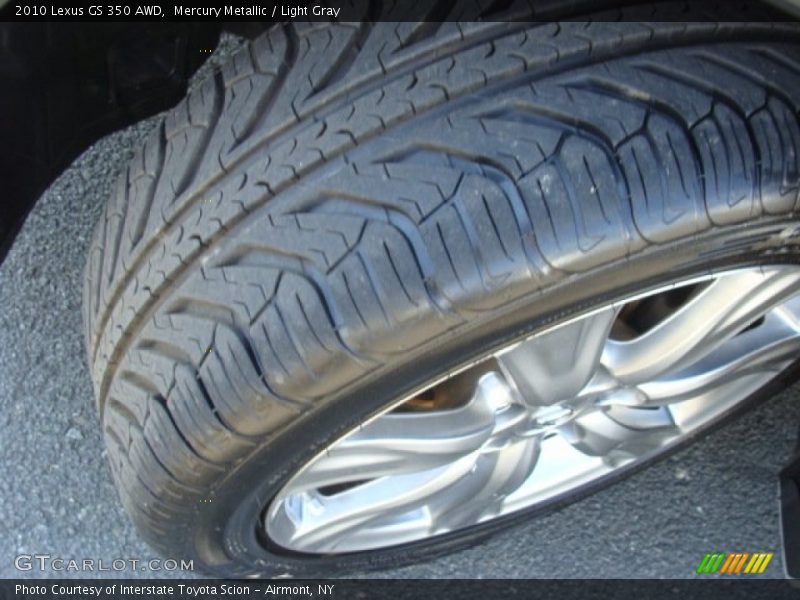 Mercury Metallic / Light Gray 2010 Lexus GS 350 AWD