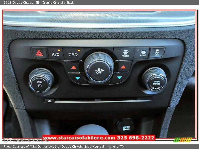 Granite Crystal / Black 2013 Dodge Charger SE