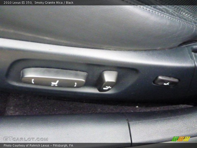 Smoky Granite Mica / Black 2010 Lexus ES 350