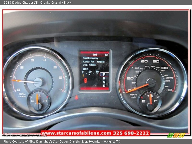 Granite Crystal / Black 2013 Dodge Charger SE