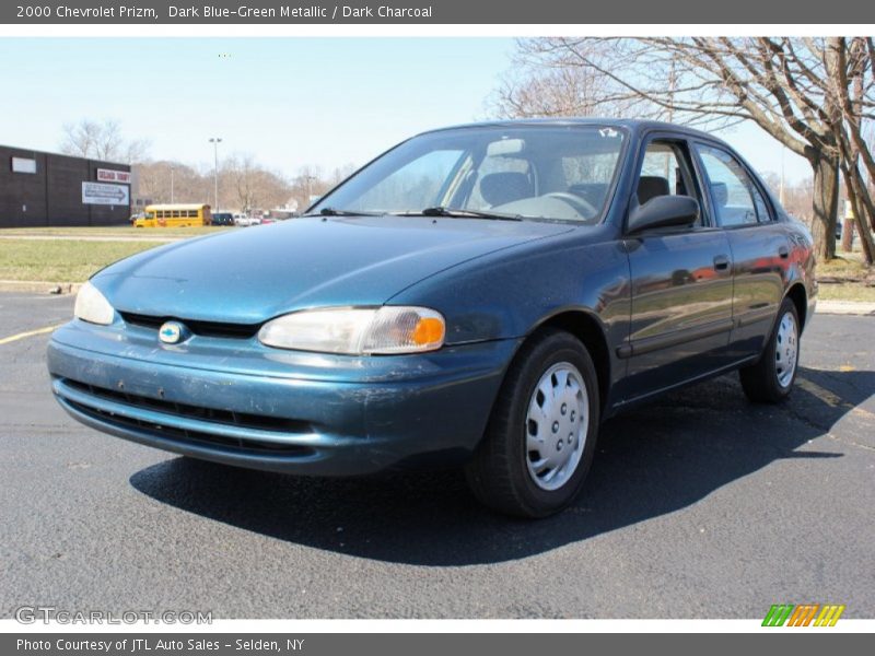 Dark Blue-Green Metallic / Dark Charcoal 2000 Chevrolet Prizm