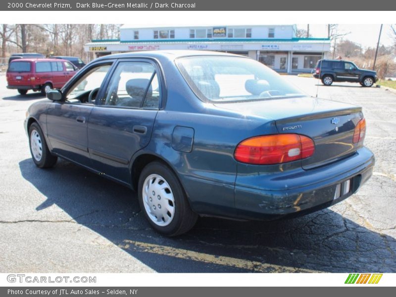 Dark Blue-Green Metallic / Dark Charcoal 2000 Chevrolet Prizm