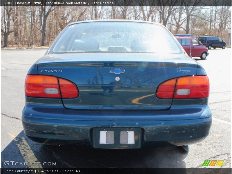 Dark Blue-Green Metallic / Dark Charcoal 2000 Chevrolet Prizm