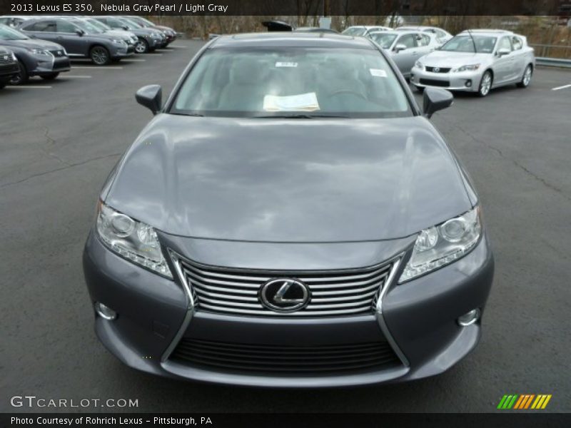 Nebula Gray Pearl / Light Gray 2013 Lexus ES 350