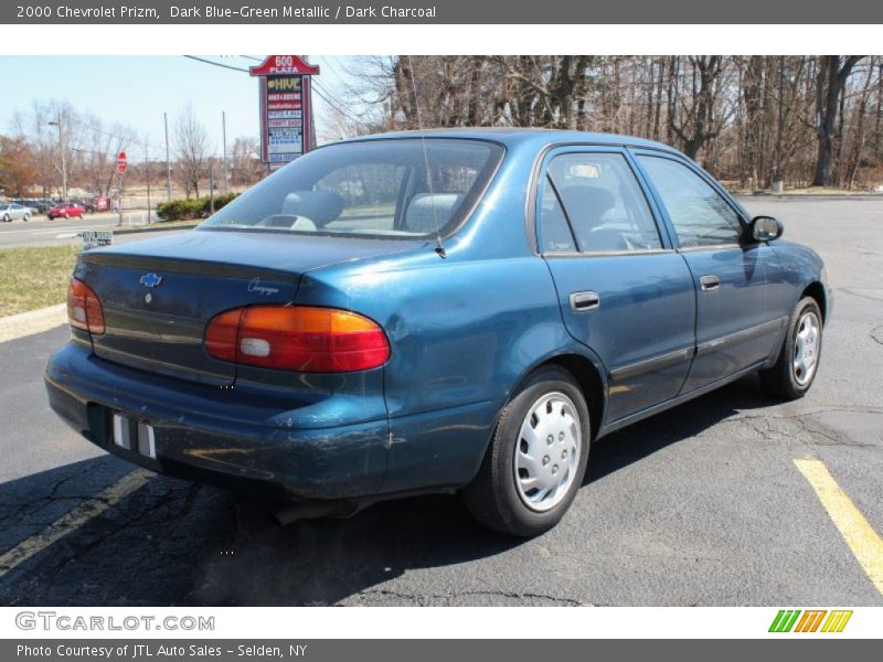 Dark Blue-Green Metallic / Dark Charcoal 2000 Chevrolet Prizm