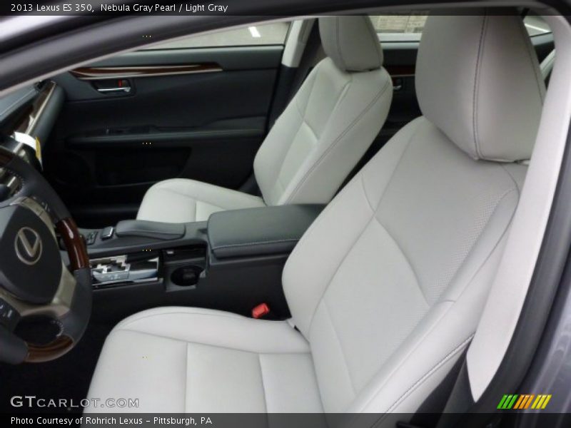 Nebula Gray Pearl / Light Gray 2013 Lexus ES 350