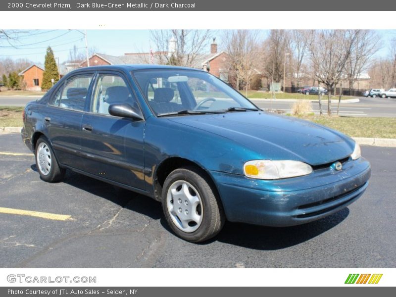 Dark Blue-Green Metallic / Dark Charcoal 2000 Chevrolet Prizm