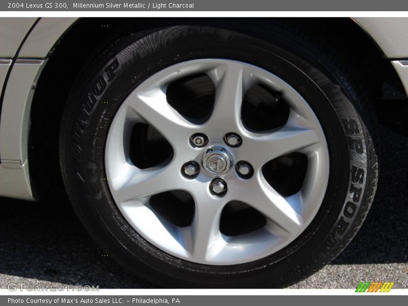 Millennium Silver Metallic / Light Charcoal 2004 Lexus GS 300