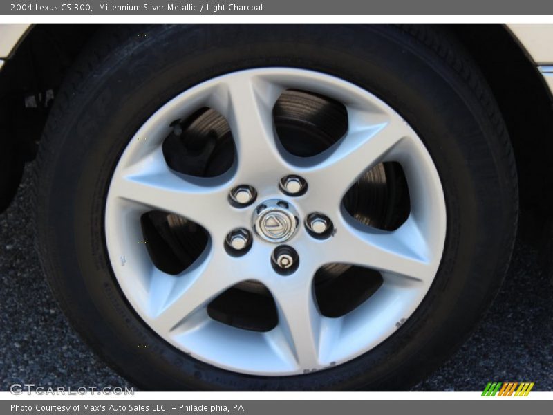Millennium Silver Metallic / Light Charcoal 2004 Lexus GS 300