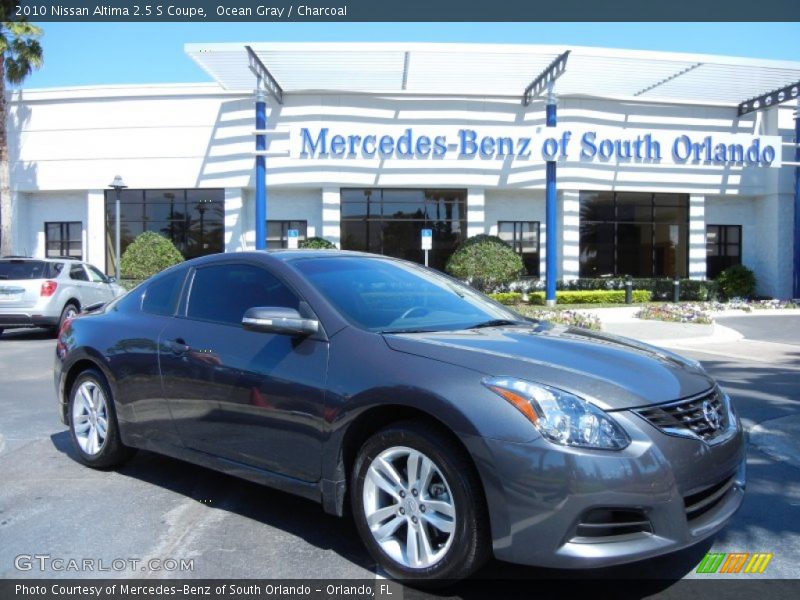 Ocean Gray / Charcoal 2010 Nissan Altima 2.5 S Coupe