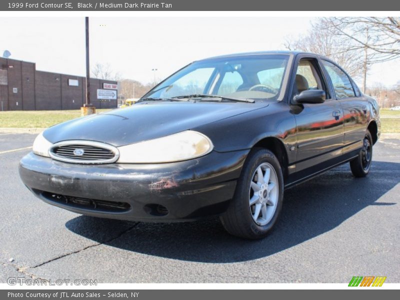 Black / Medium Dark Prairie Tan 1999 Ford Contour SE
