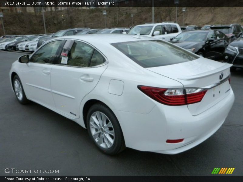 Starfire White Pearl / Parchment 2013 Lexus ES 300h Hybrid