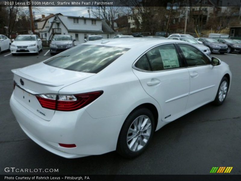 Starfire White Pearl / Parchment 2013 Lexus ES 300h Hybrid