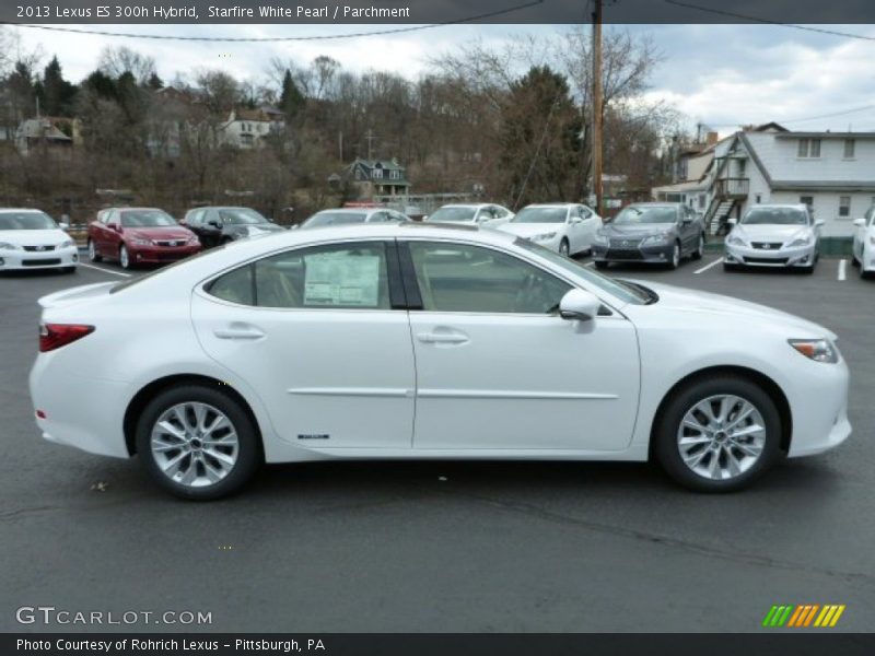 Starfire White Pearl / Parchment 2013 Lexus ES 300h Hybrid