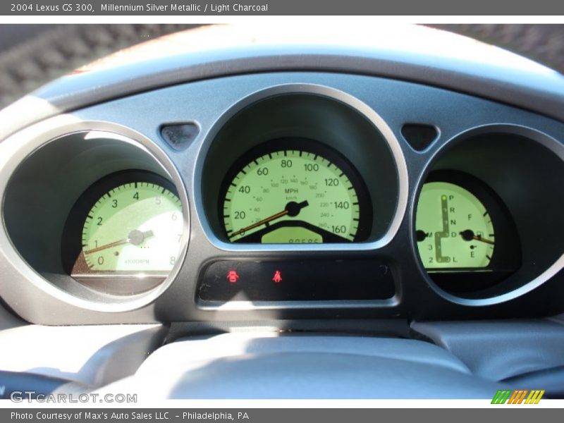 Millennium Silver Metallic / Light Charcoal 2004 Lexus GS 300