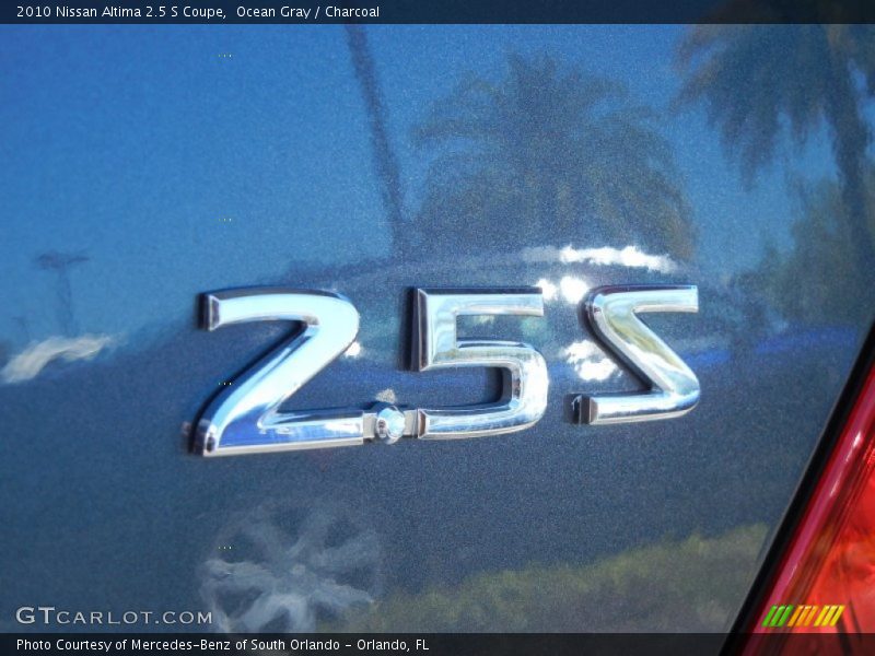 Ocean Gray / Charcoal 2010 Nissan Altima 2.5 S Coupe