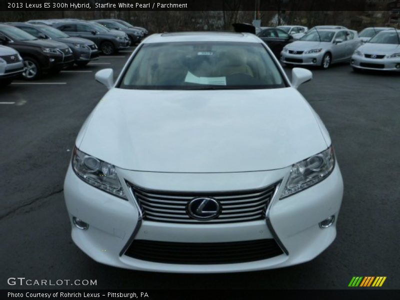 Starfire White Pearl / Parchment 2013 Lexus ES 300h Hybrid