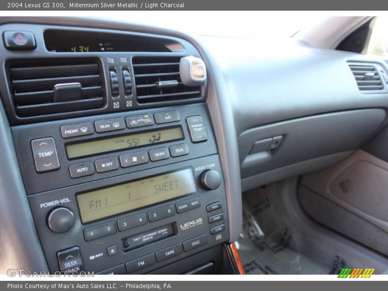 Millennium Silver Metallic / Light Charcoal 2004 Lexus GS 300