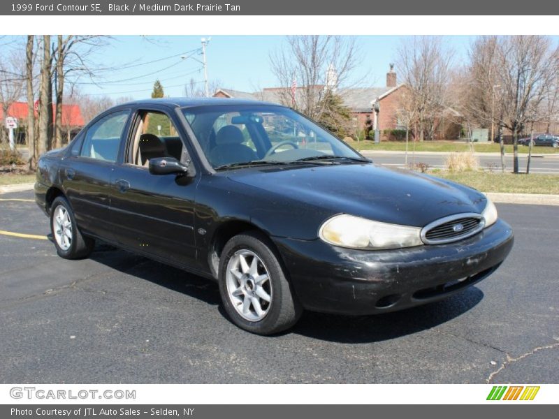 Black / Medium Dark Prairie Tan 1999 Ford Contour SE