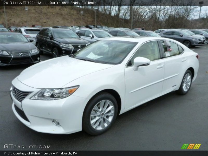 Starfire White Pearl / Parchment 2013 Lexus ES 300h Hybrid
