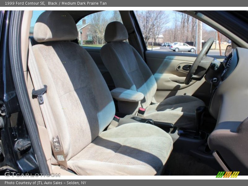 Black / Medium Dark Prairie Tan 1999 Ford Contour SE