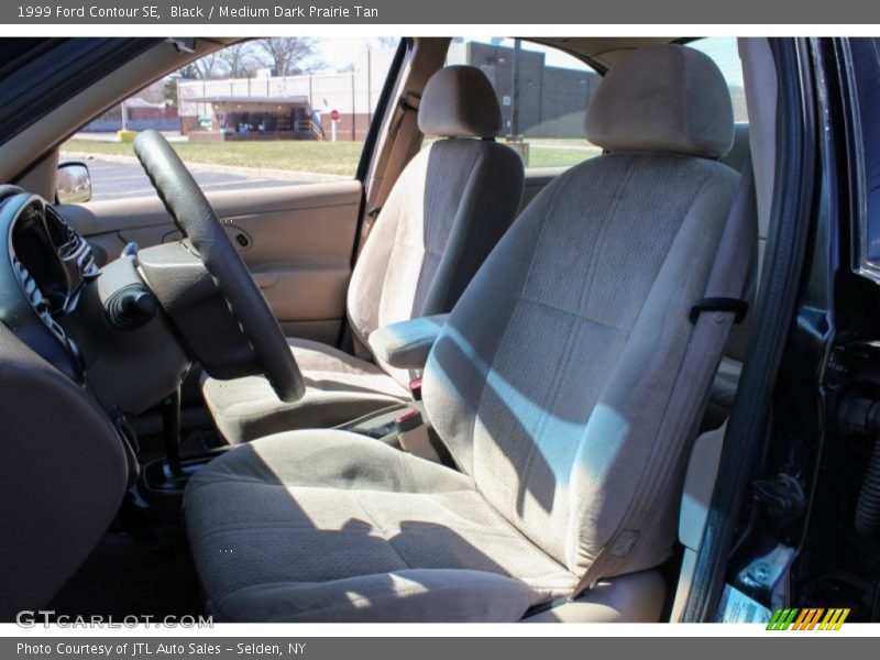 Black / Medium Dark Prairie Tan 1999 Ford Contour SE