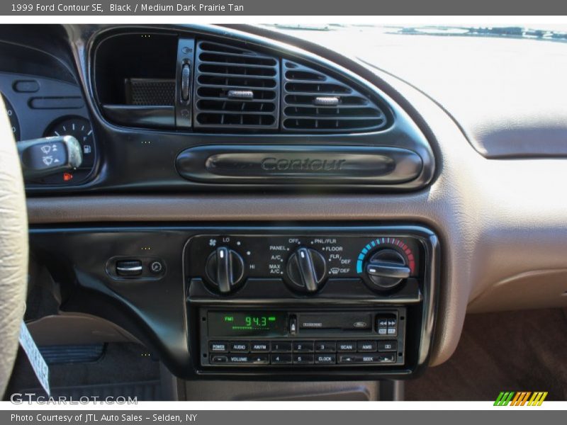 Black / Medium Dark Prairie Tan 1999 Ford Contour SE