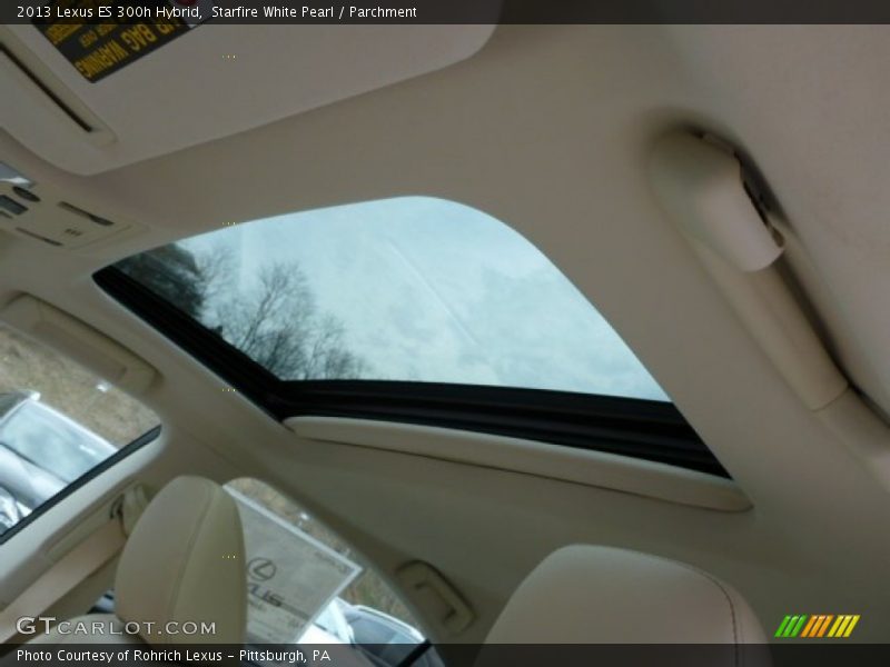 Starfire White Pearl / Parchment 2013 Lexus ES 300h Hybrid