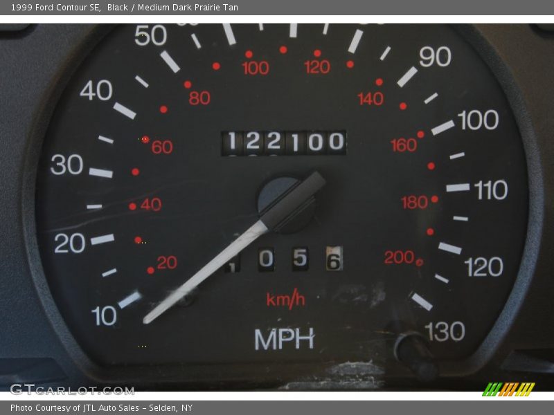 Black / Medium Dark Prairie Tan 1999 Ford Contour SE