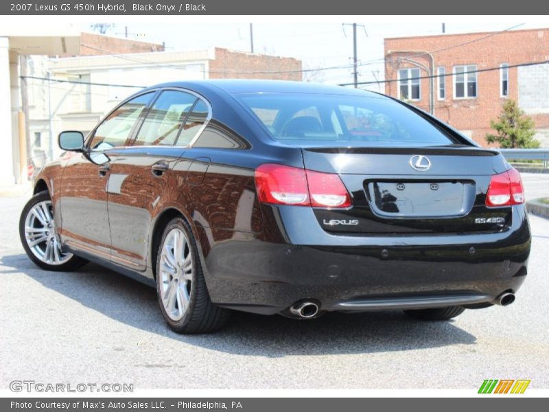 Black Onyx / Black 2007 Lexus GS 450h Hybrid