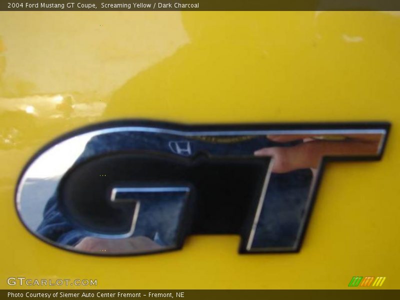 Screaming Yellow / Dark Charcoal 2004 Ford Mustang GT Coupe