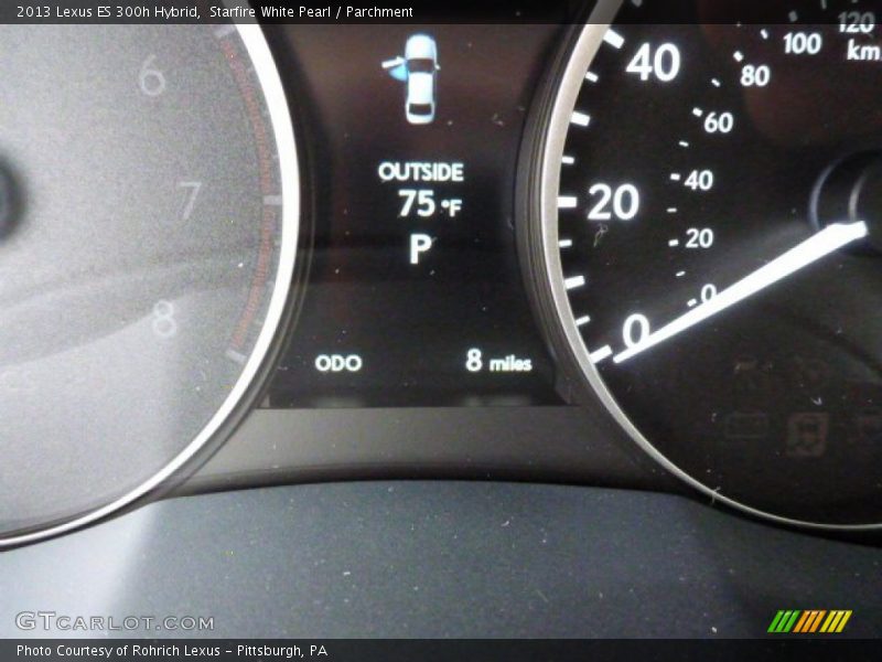Starfire White Pearl / Parchment 2013 Lexus ES 300h Hybrid