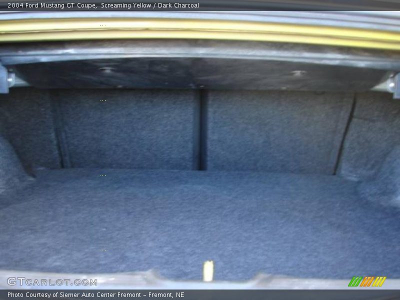 Screaming Yellow / Dark Charcoal 2004 Ford Mustang GT Coupe