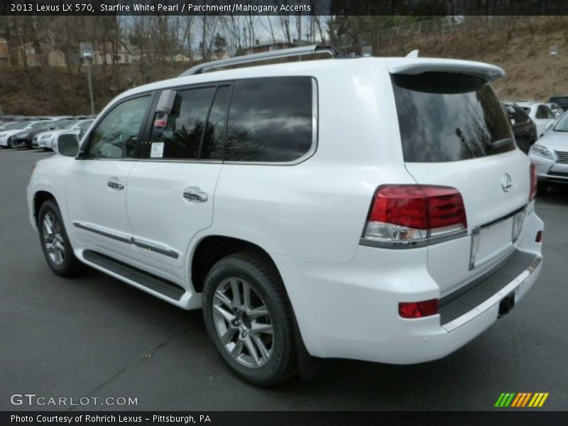 Starfire White Pearl / Parchment/Mahogany Accents 2013 Lexus LX 570
