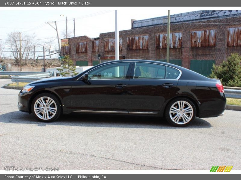Black Onyx / Black 2007 Lexus GS 450h Hybrid