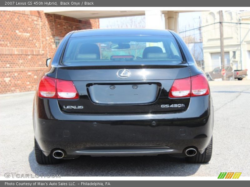 Black Onyx / Black 2007 Lexus GS 450h Hybrid
