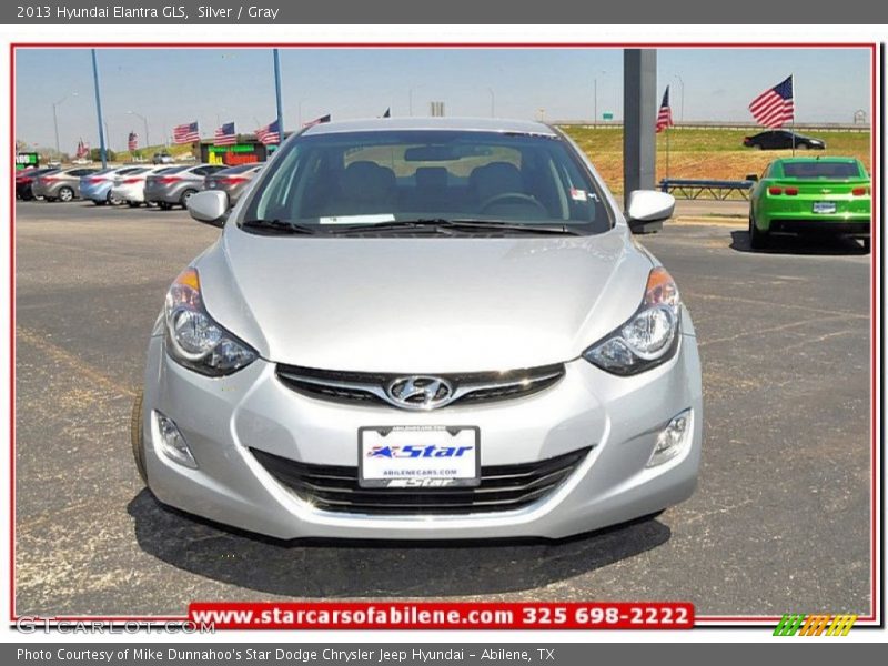 Silver / Gray 2013 Hyundai Elantra GLS