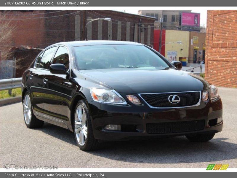 Black Onyx / Black 2007 Lexus GS 450h Hybrid